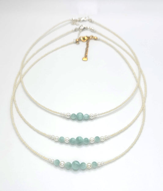 Larimar Dainty Necklace