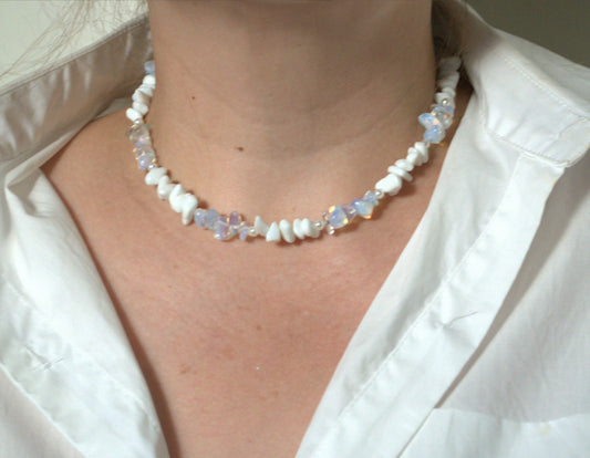 White Opal Necklace