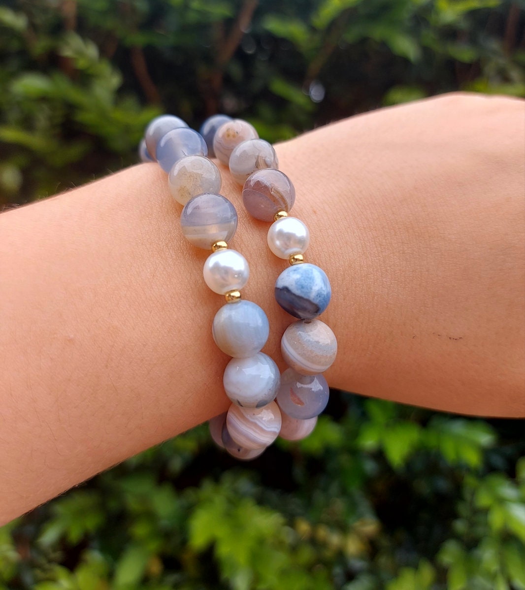 Striped Agate Bracelet