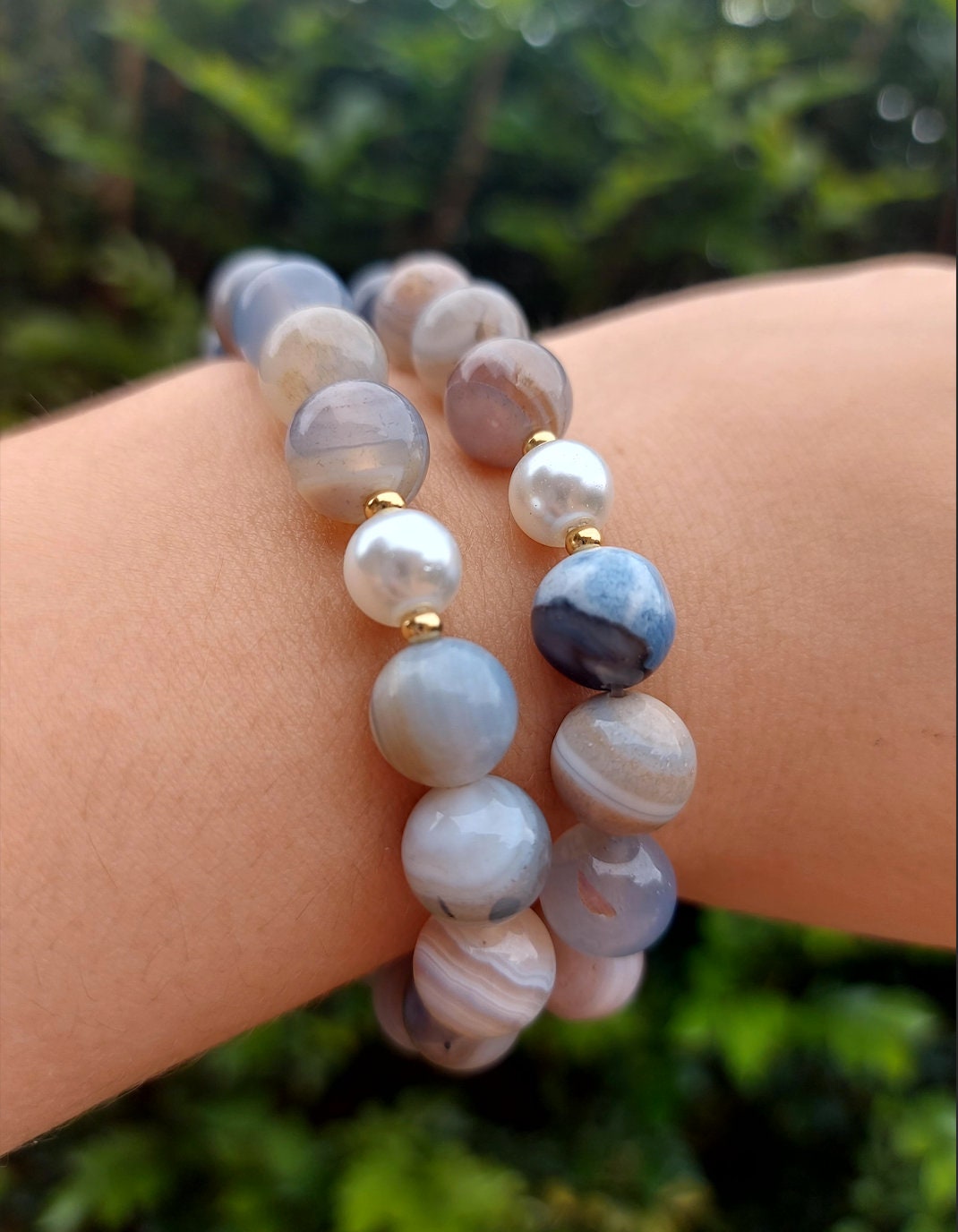 Striped Agate Bracelet