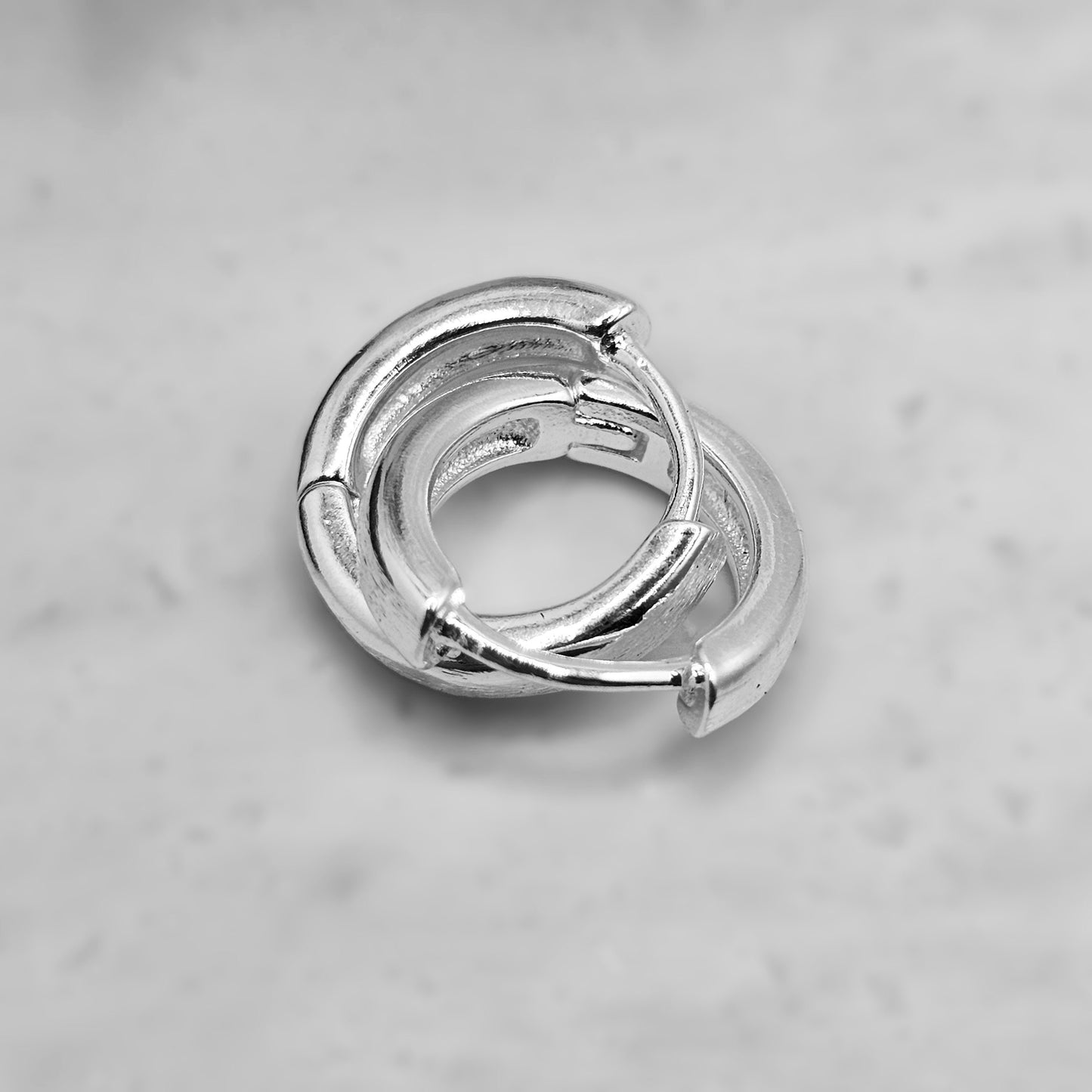 Silver 925 Hoop Earrings