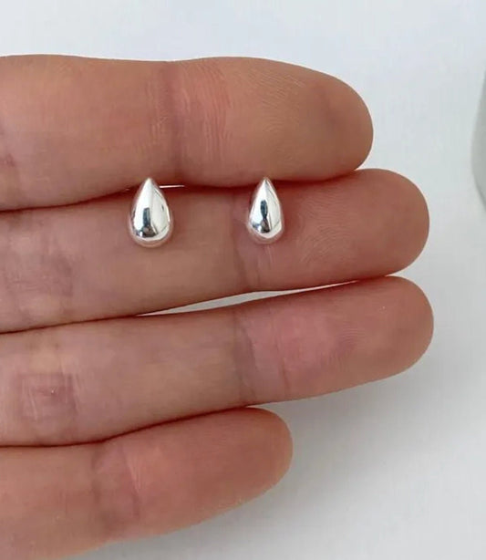 Silver Tear Drop Earrings