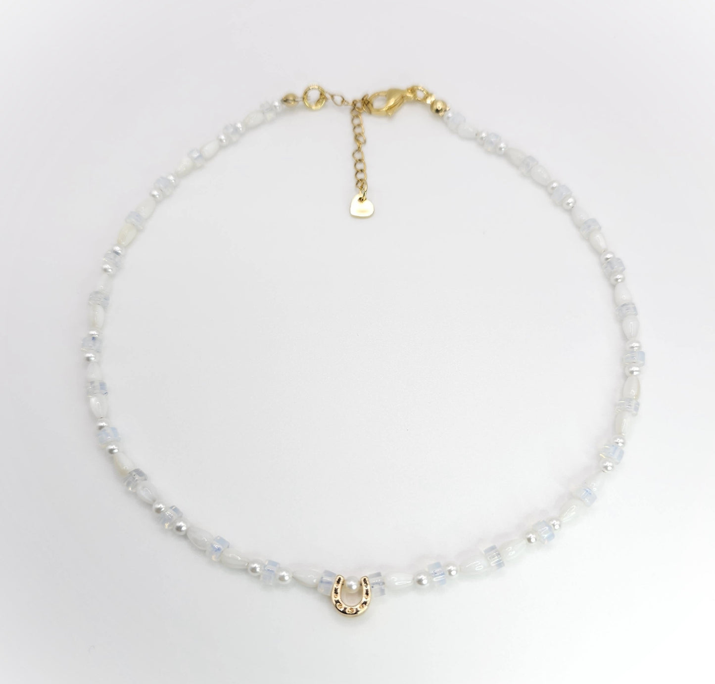 Mother of Pearls & Opal Necklace