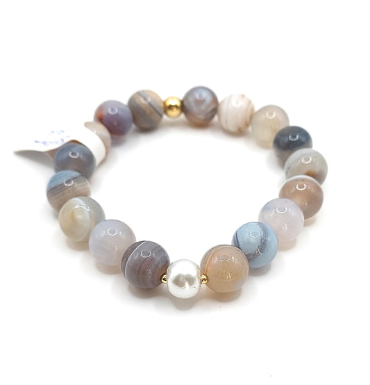 Striped Agate Bracelet